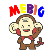 MEBIG character's sticker