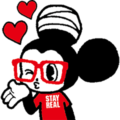STAYREAL × Mousy Little Free Stickers!