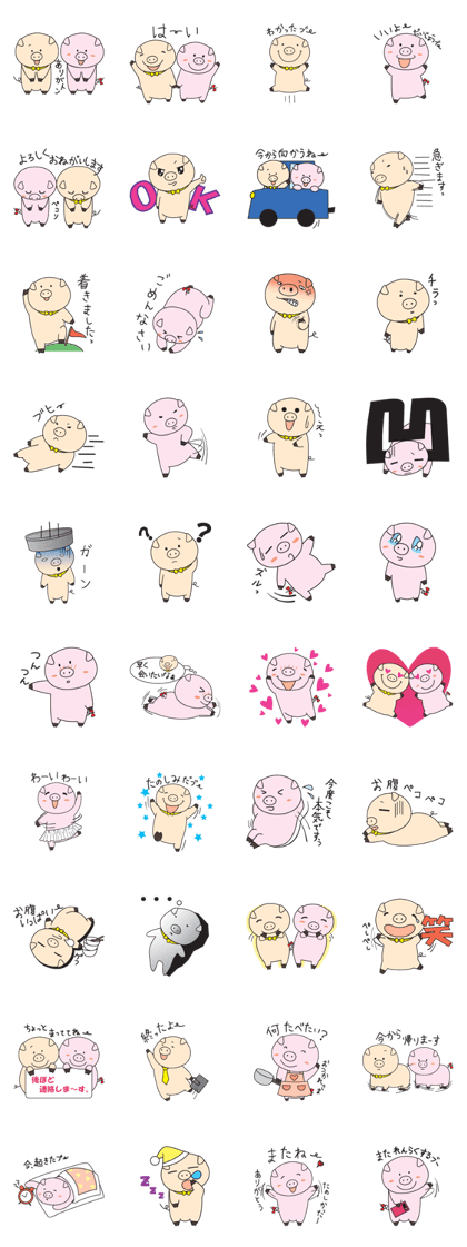 Mr.Pig and Ms Pig