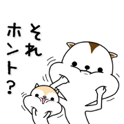 White squirrel sticker