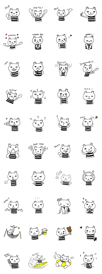 Cool Border Bear