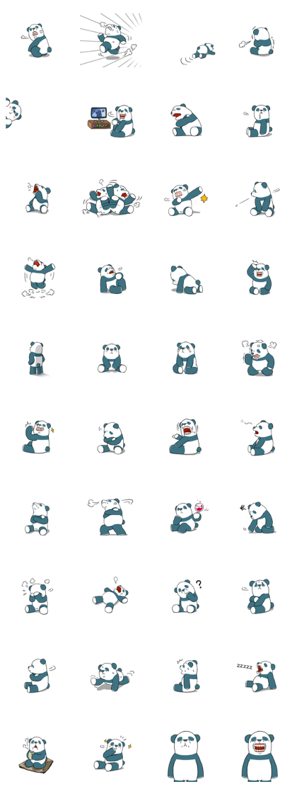 Gums panda