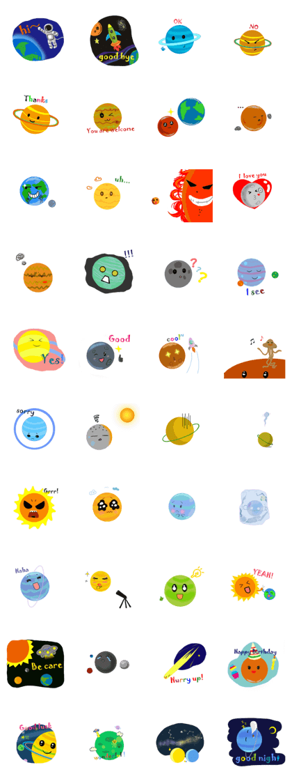 cute!solar system