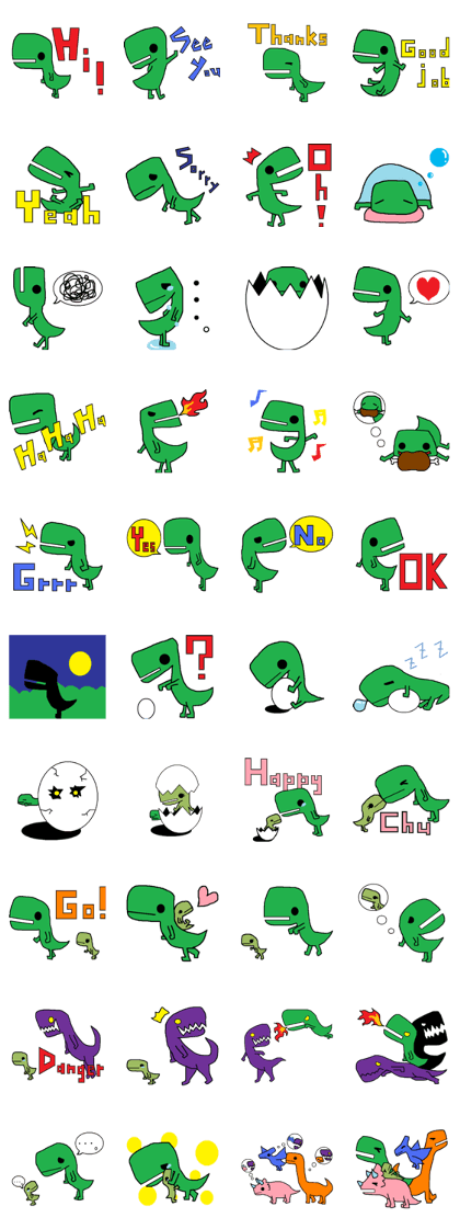 Green Dinosaur