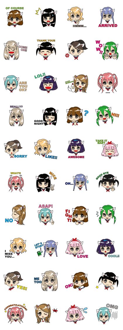 Kawaii girls collection