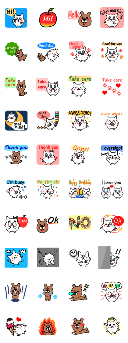 Brief English Sticker.