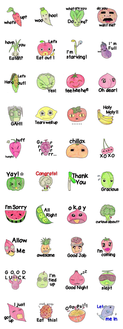 personalization of Vegetable n' Fruit EN
