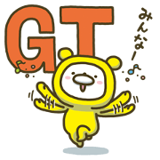 Happy yellow white bear GT
