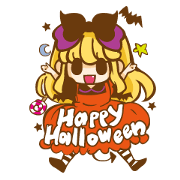 Alice on Halloween day