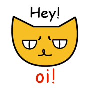Expressionless cat English version