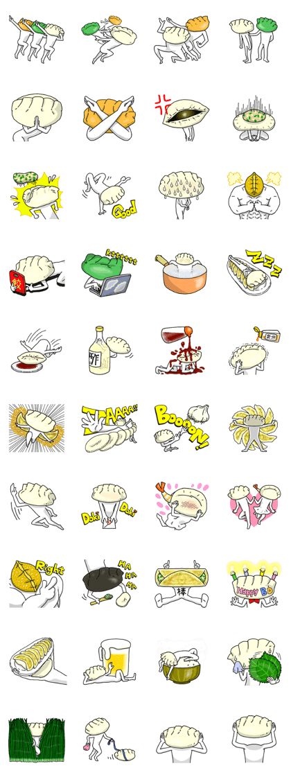Exchange of the gyoza