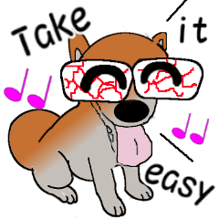 Pretty Shiba Inu Sticker (English) Vol2