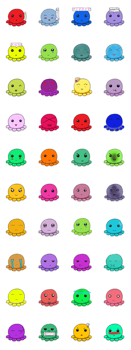 Little cute octopus
