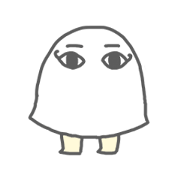 Loose, pretty surreal sticker of Medjed