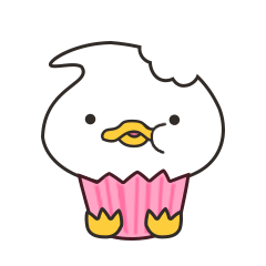 Sweet cupcake-duck DARO