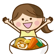 Curry soup girl