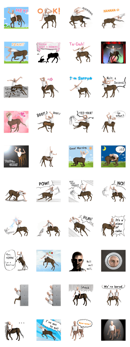 He is CENTAUR. ENG ver.
