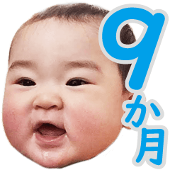 Baby 9 months anniversary Sticker