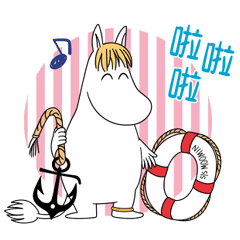 【中文版】Moomin夏季動態貼圖