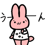 Pink loose rabbit