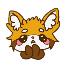 daily stamp of a lesser panda