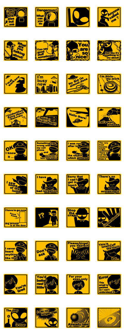 I was looking at the alien stickers