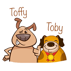 "Toffy & Toby" The Dogs