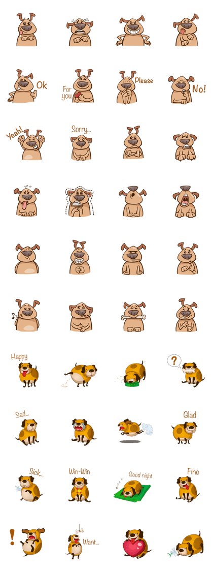 "Toffy & Toby" The Dogs