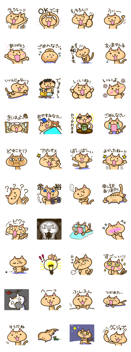 Brown cat "M"