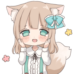 Coco Of Wolf Ear Girl Line Stickers Line Store