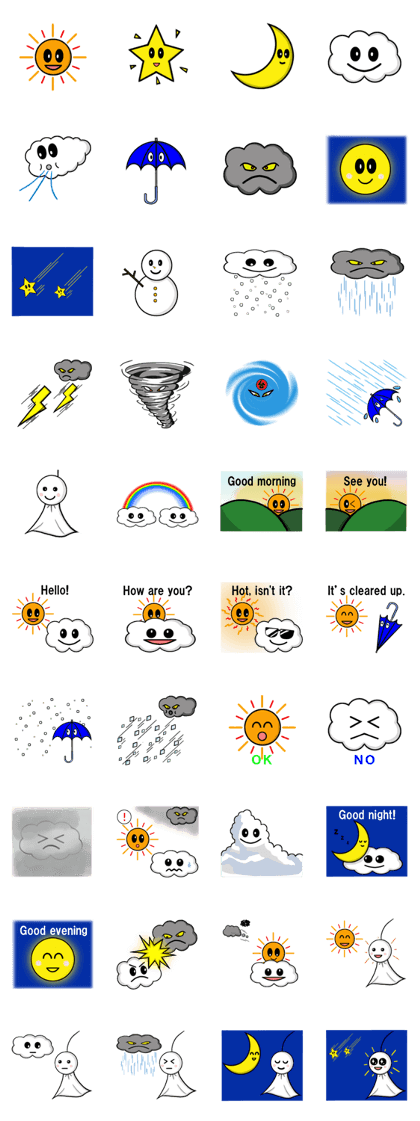 The weather family -English-