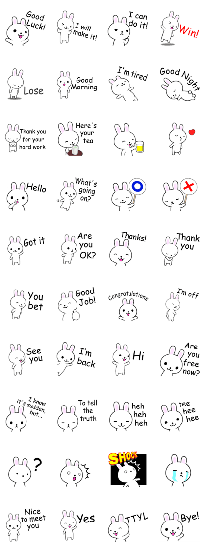 PonTaro's white rabbit (English Version)