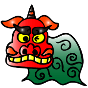 japanese lion festival -matsuri-