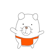 Cute & healing transparent dog