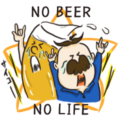 Craft beer stickers for beer lovers