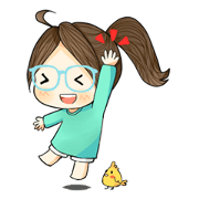 Little girl and tiny bird (Thai version)