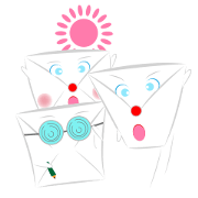 Illustration of mail(Illust Only)