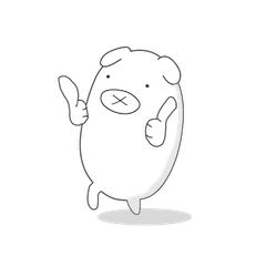 Cute & healing transparent pig