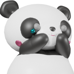 Panda dotcom 3D - common phrase