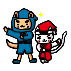 Shiba Inu Ninja&Kunoichi Cat