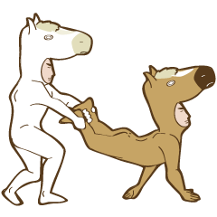 馬男と組体操 全身タイツの馬男2 Line スタンプ Line Store 馬男と組体操 全身タイツの馬男2 Line スタンプ Line Store