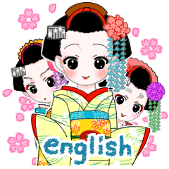 Maiko sticker English version