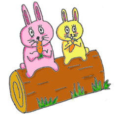 Rabbit brothers Usahiko and Usahei 2