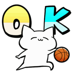 cat with dribble in basketball move