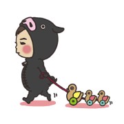 baby wear in black pig baby wear in black pig