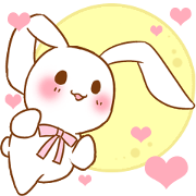 Moonlit night Child rabbit.  English 2