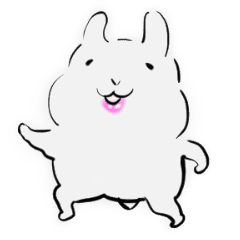 Rabbit Sticker NIINA Stiker LINE LINE STORE Rabbit Sticker NIINA Stiker LINE LINE STORE