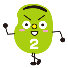 3 Broad beans sticker (Indonesia)
