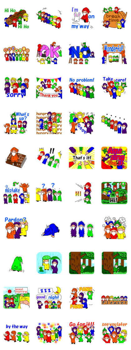 7 dwarfs "English ver." 7 dwarfs "English ver."