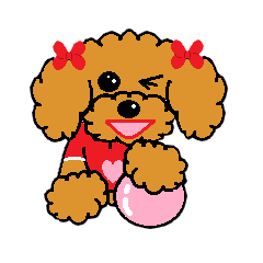 I Love  toy poodle